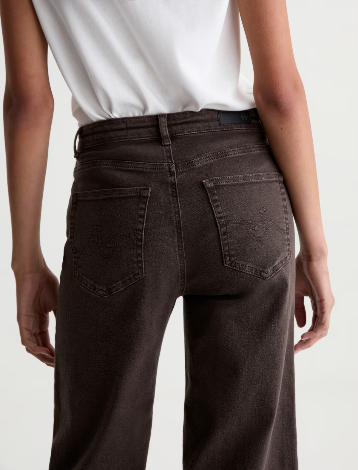 Saige Wide Leg Crop Sulfur Burnt Umber