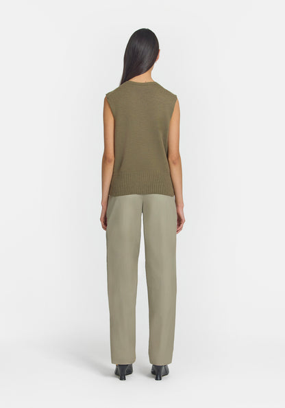 Julian Vest - Khaki Marle