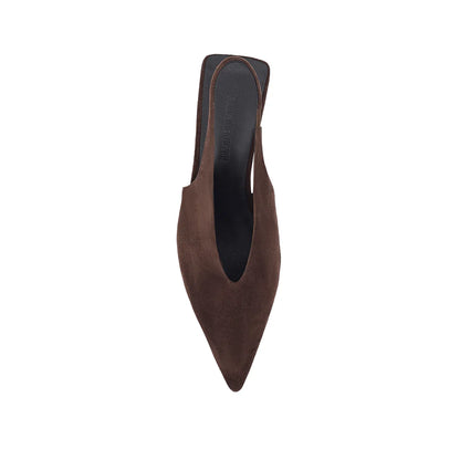 Ayvie Wedge Espresso Suede