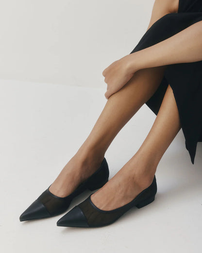Luna Flat Black Mesh