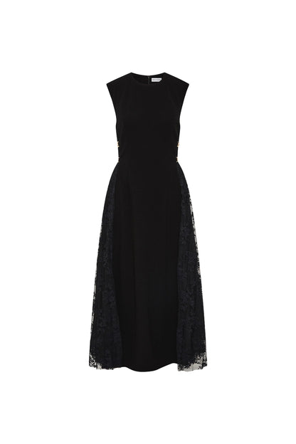 Milena Midi Dress Black