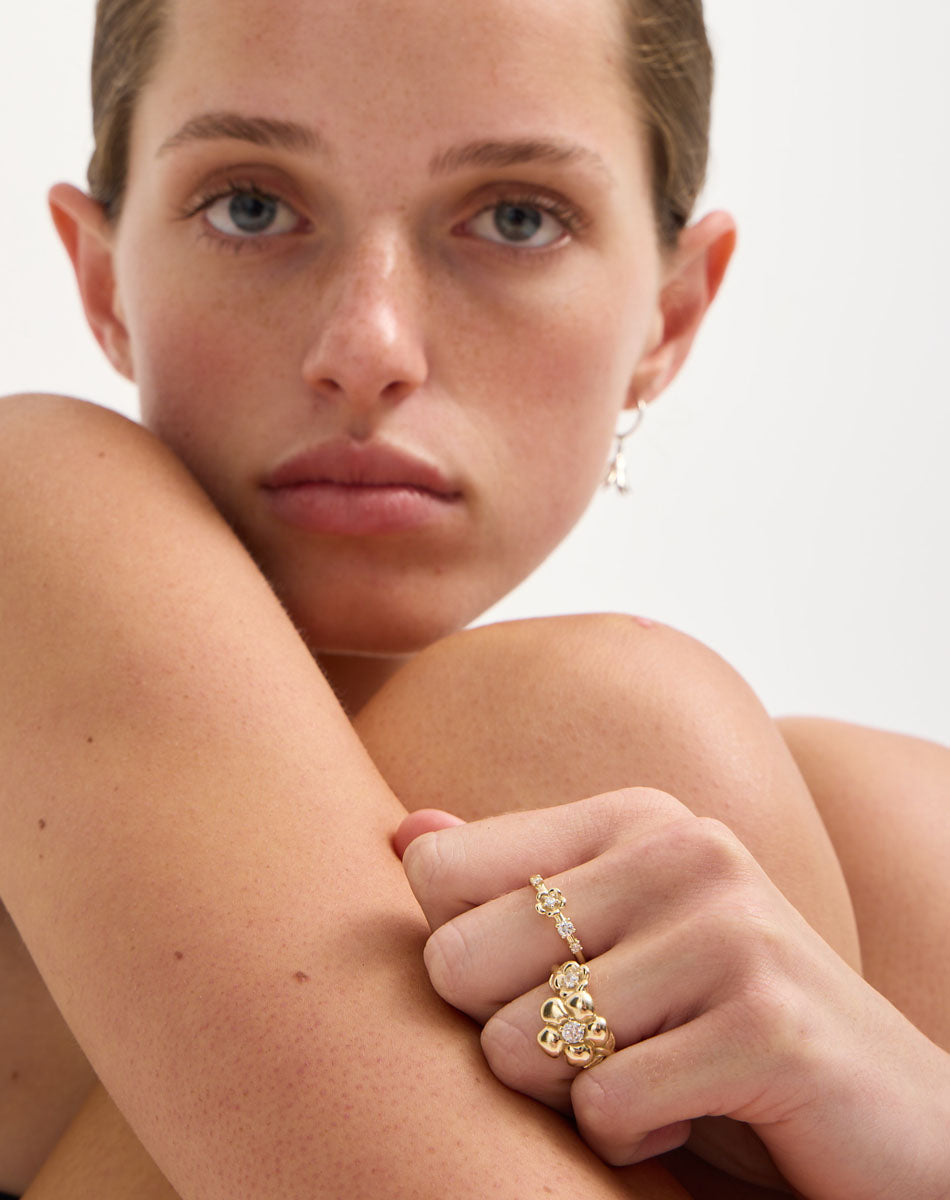 Posie Band 9ct Solid Gold