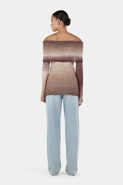 Naziree Knit Mocha Marle