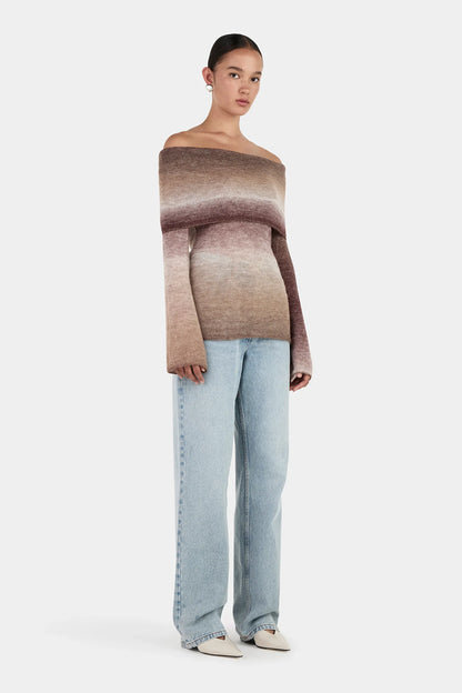 Naziree Knit Mocha Marle