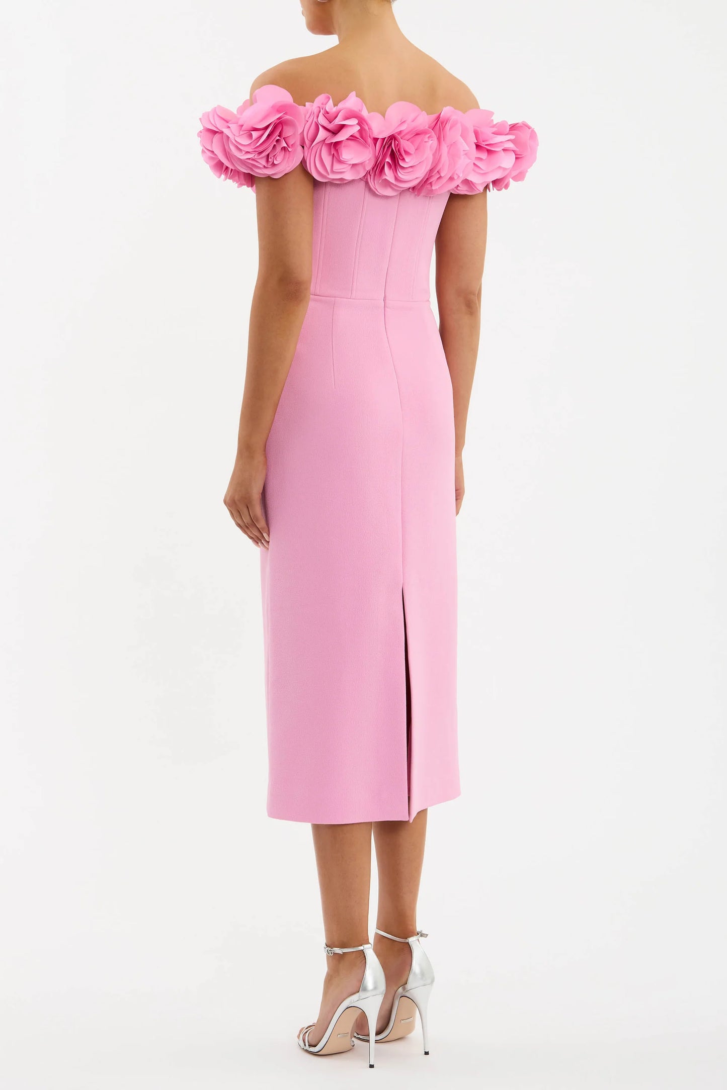 Odetta Midi Dress - Pink