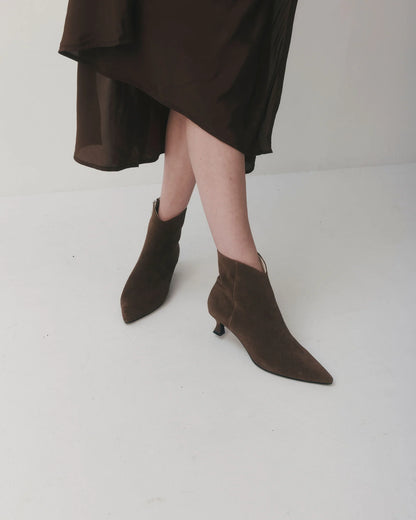 Obsidian Boot Cocoa Suede