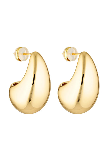 Blob Earrings - Gold
