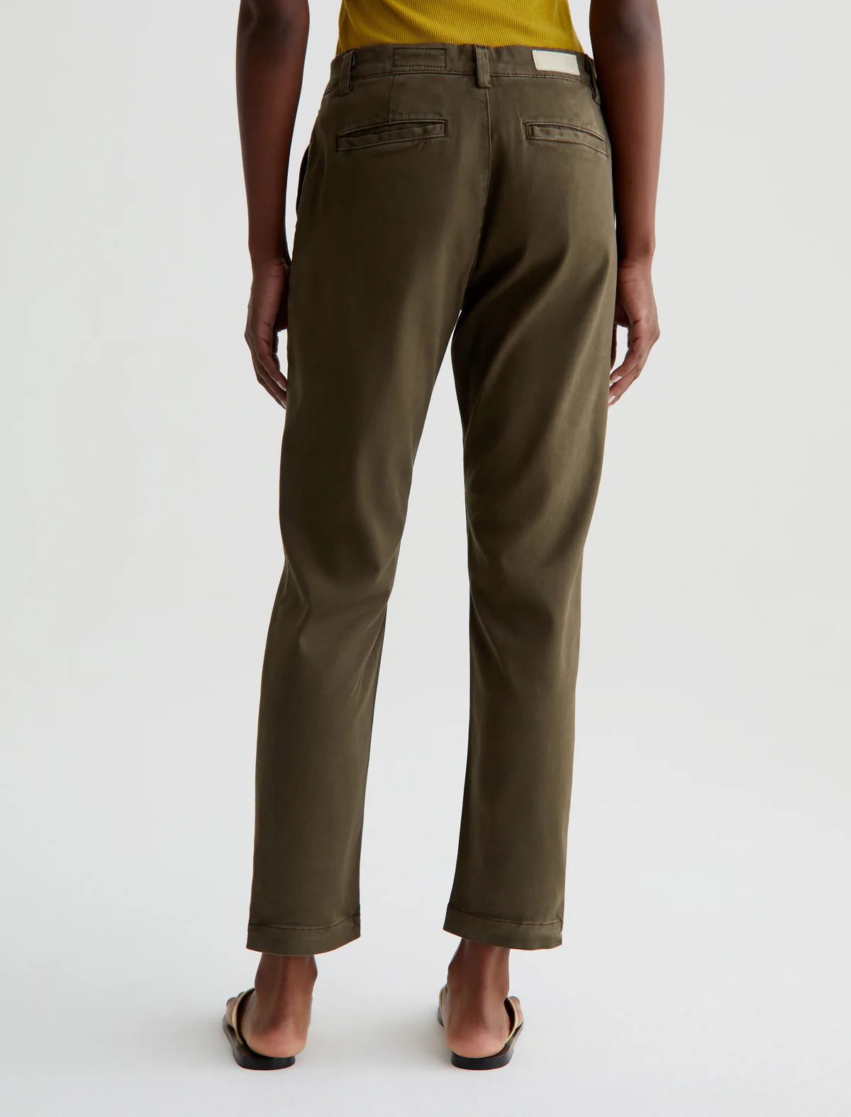 Caden Tailored Trouser - Sulfur Shady Moss