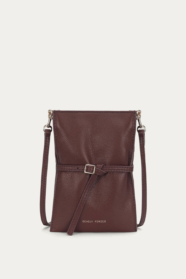 Penny Phone Pouch Dark Cherry