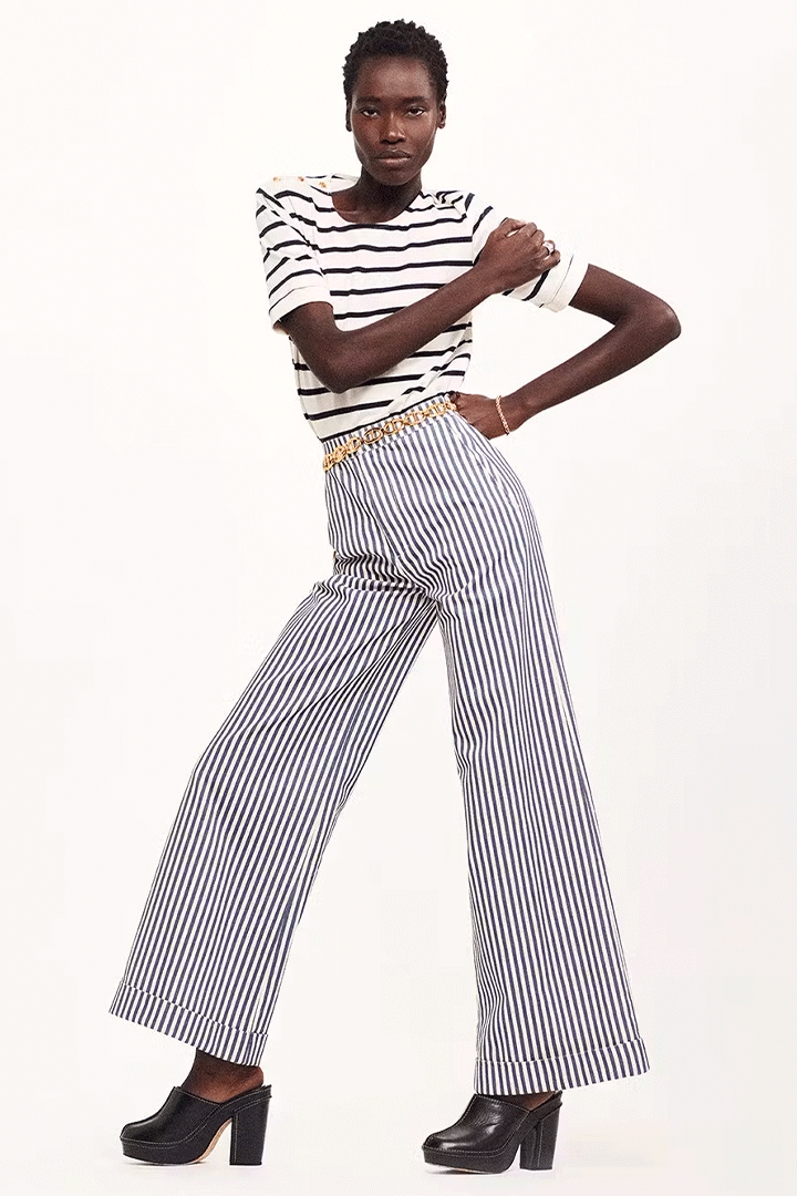 Tailored Trouser Seaport Stripe