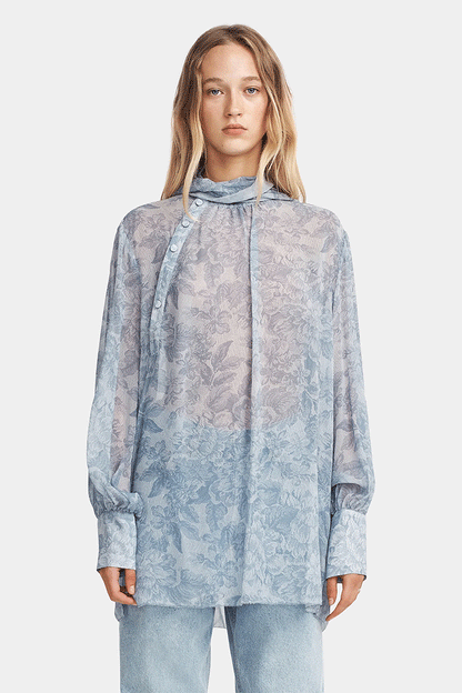 Louie Shirt - Indigo Paisley