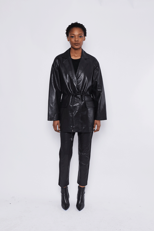Bea Leather Blazer