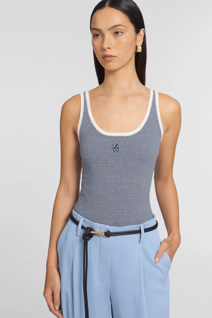 Chronicle Tank French Navy Stripe