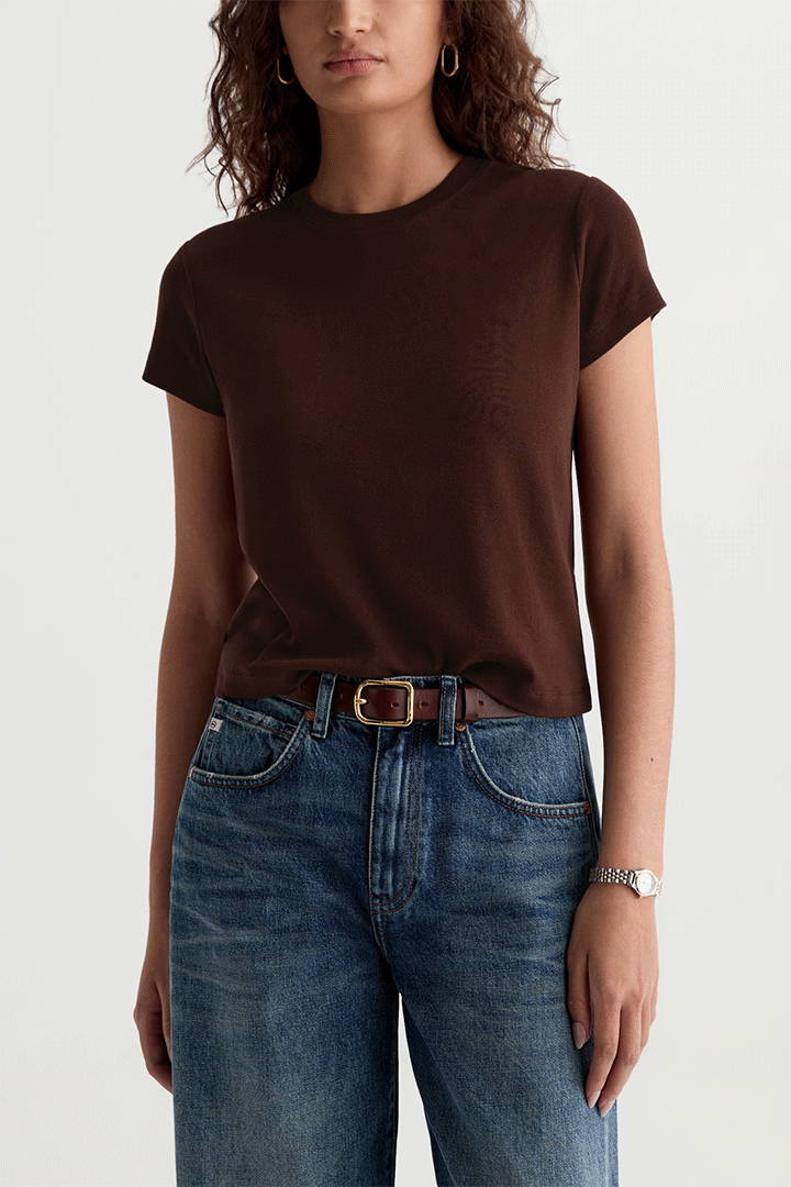 Sadie Crew Wood Brown