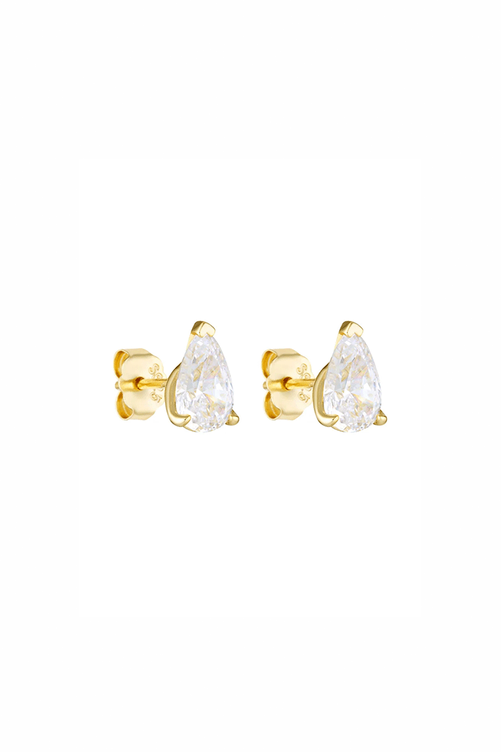 Pear Studs 1CT Gold