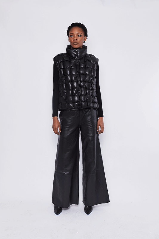 Woven Vest Black