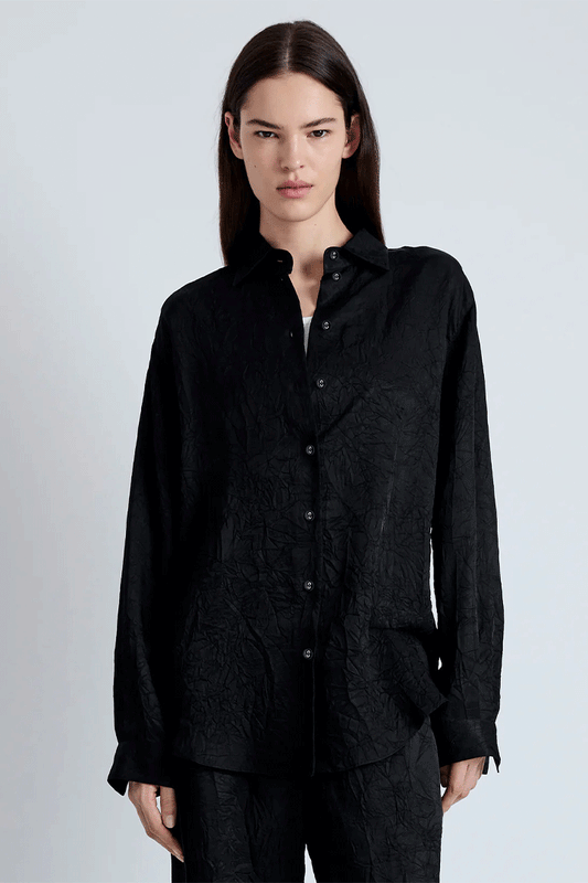Hall Shirt in Crinkle Flou