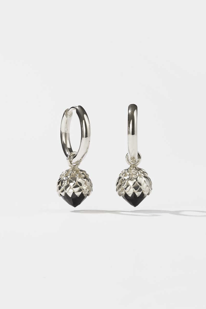 Protea Charm Earrings Sterling Silver