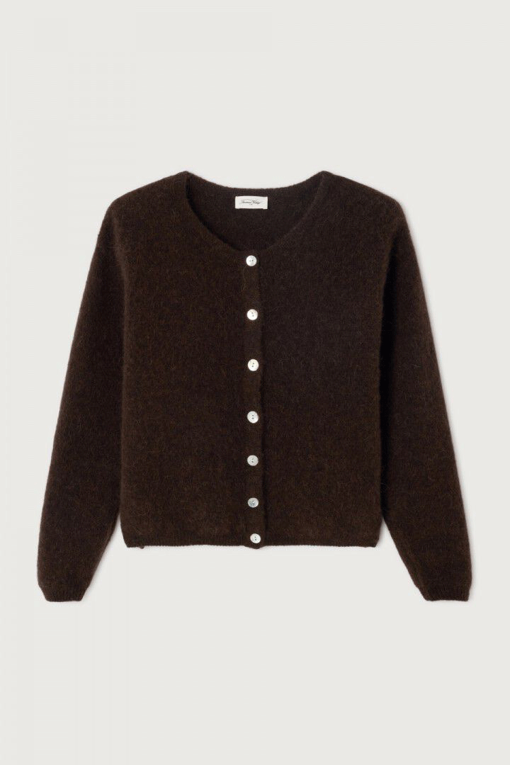 Womens Cardigan Vitow Coffee Melange