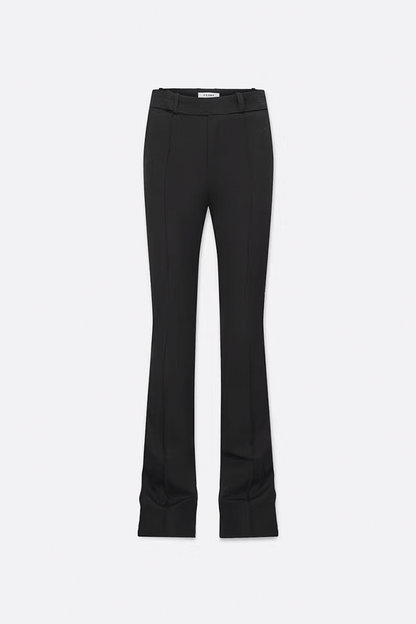 The Slim Stacked Trouser - Black