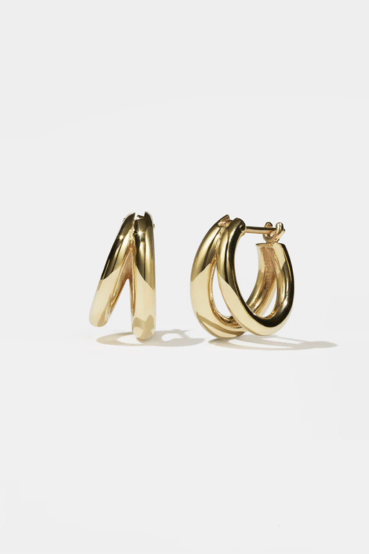 Coco Hoops Gold Plated - Medium