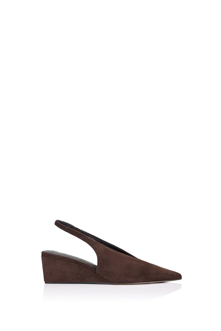 Ayvie Wedge Espresso Suede