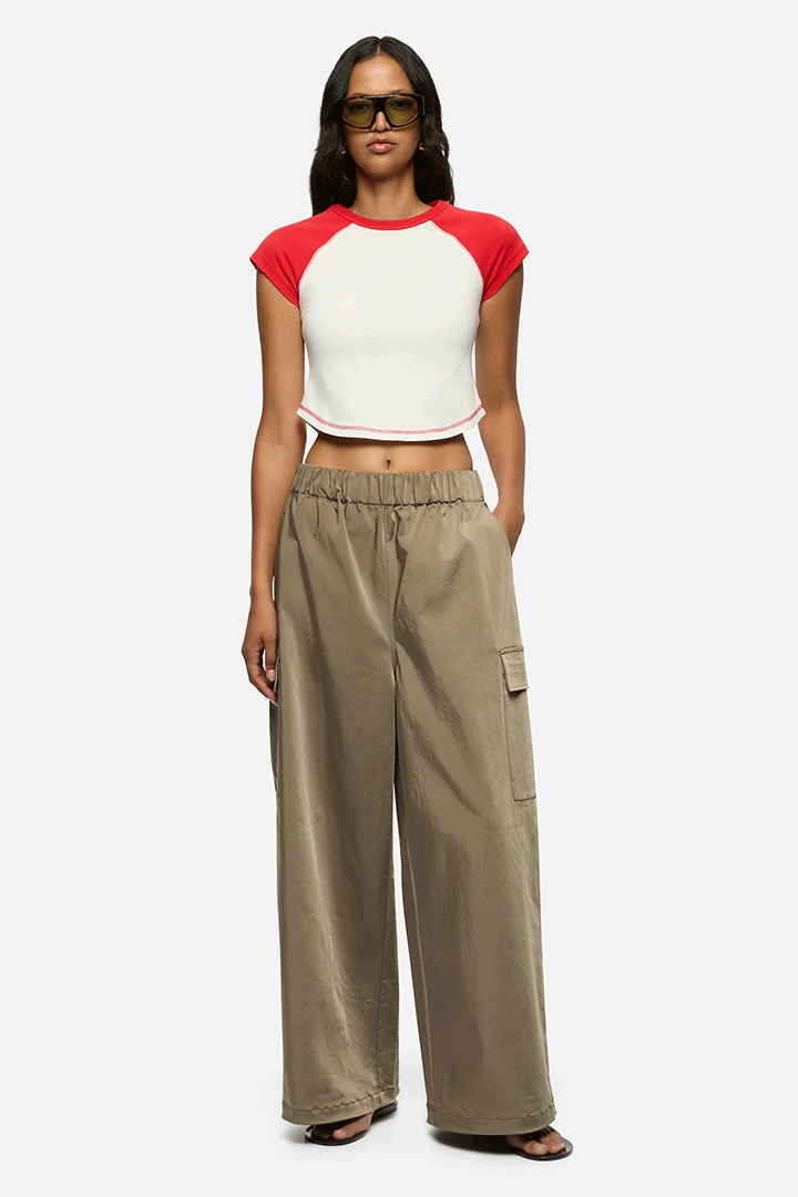 Lilou Cargos Khaki