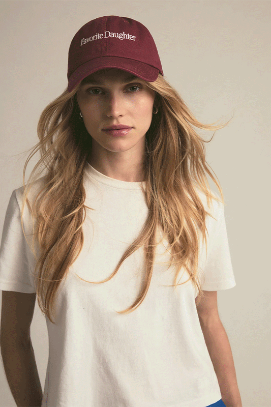 Classic Logo Baseball Hat Sangria