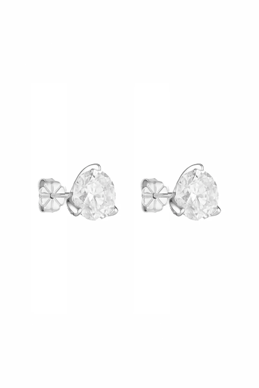 Round Studs 2CT Silver