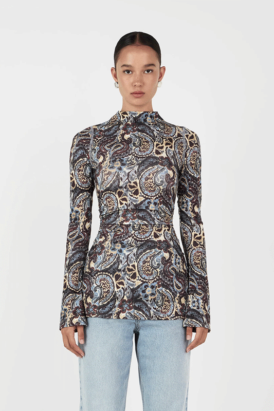 Aisha Top Paisley Arcadia