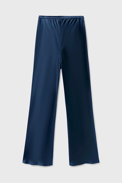 Bias Cut Pants Midnight