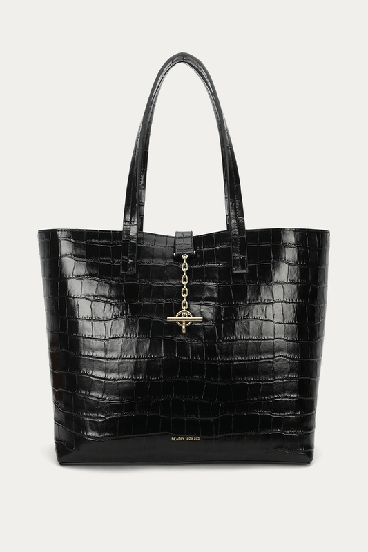 Mr Porter Tote Black Croc