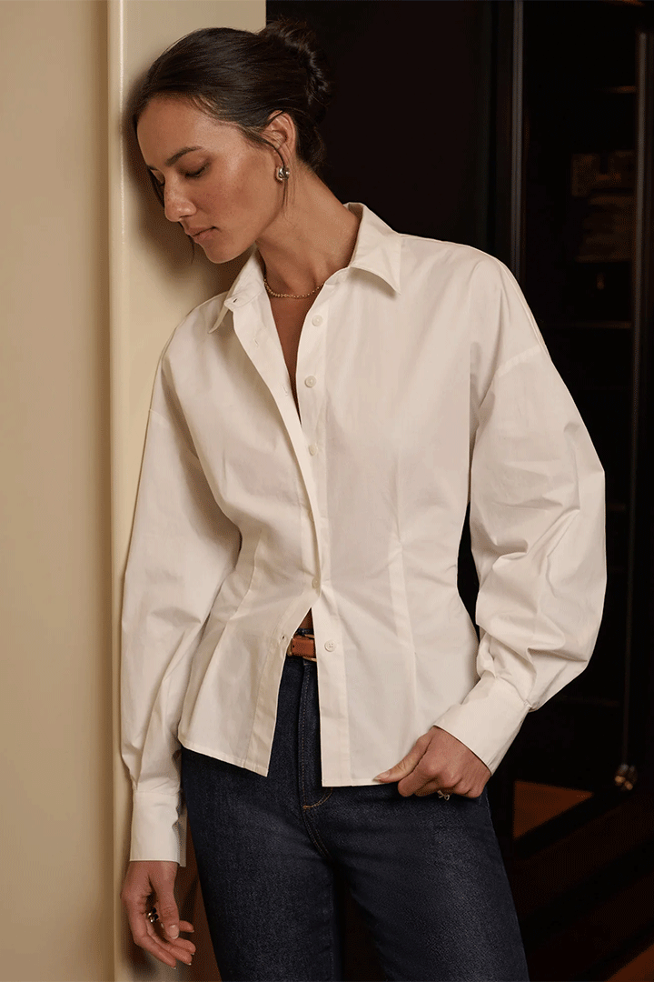 Back Story Shirt White