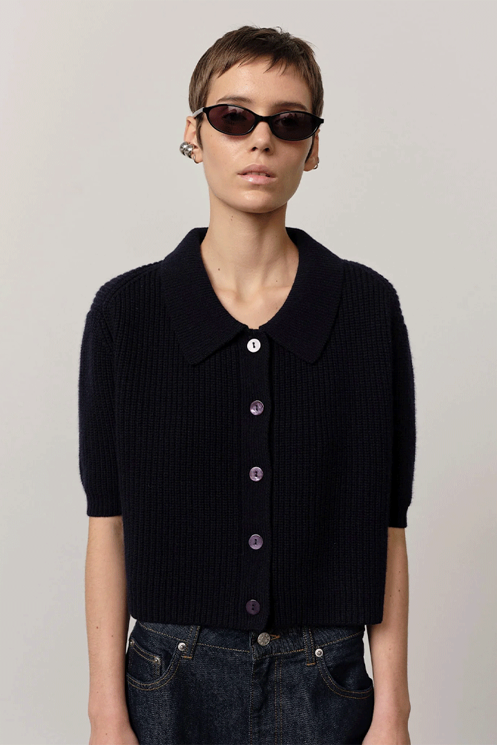 Aria Cardigan Navy