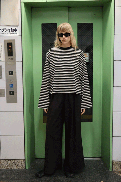 Hana Long Sleeve Tee Black
