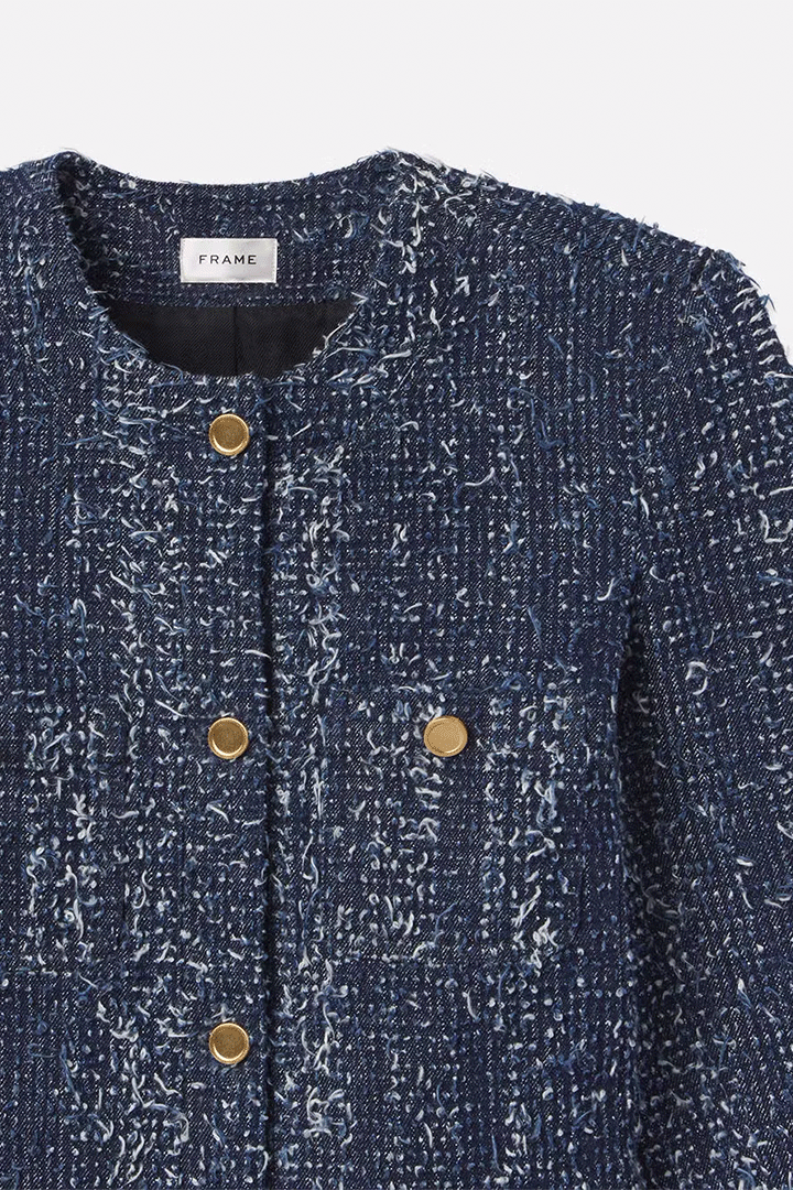 Denim Boucle Jacket