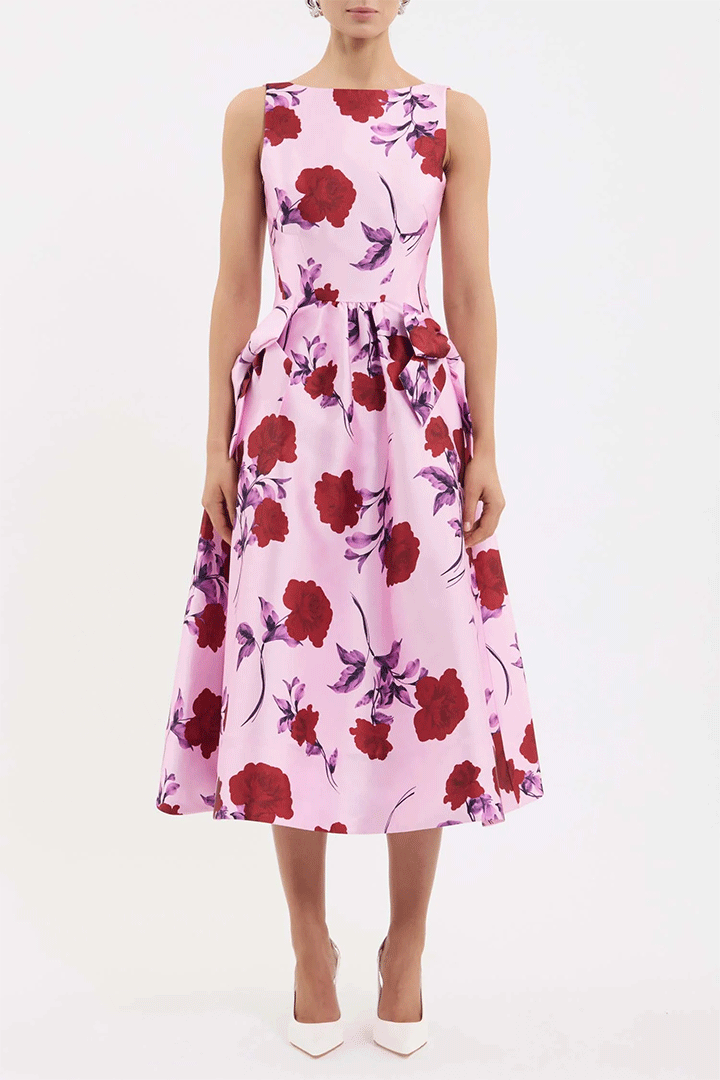 Melora Midi Dress Lilac Rose