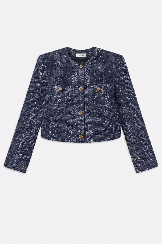 Denim Boucle Jacket