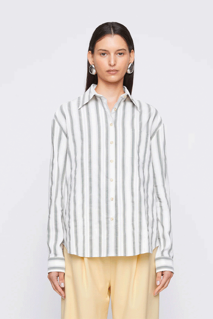 Brooklyn Shirt - Meadow Stripe