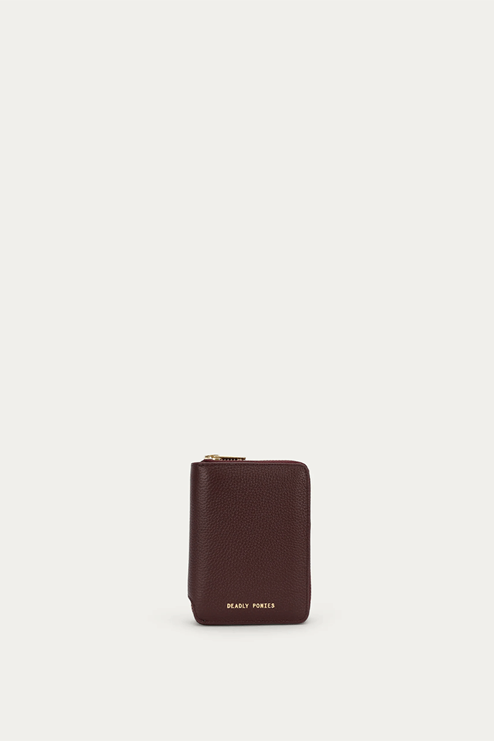 Mini Wallet Dark Cherry