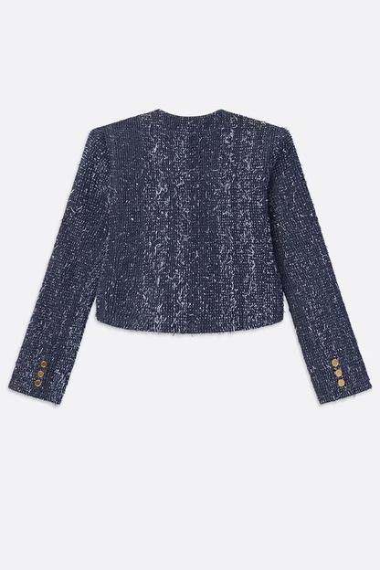 Denim Boucle Jacket