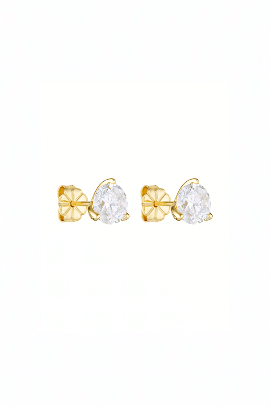 Round Studs 1CT Gold