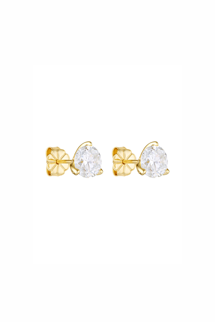 Round Studs 1CT Gold