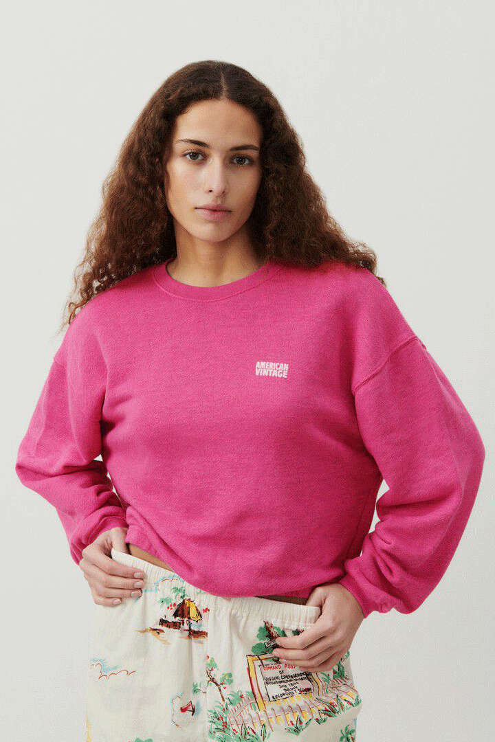 Womens Sweatshirt Doven - Fuchsia