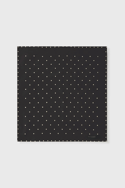 Cotton Silk Scarf Polka Dot