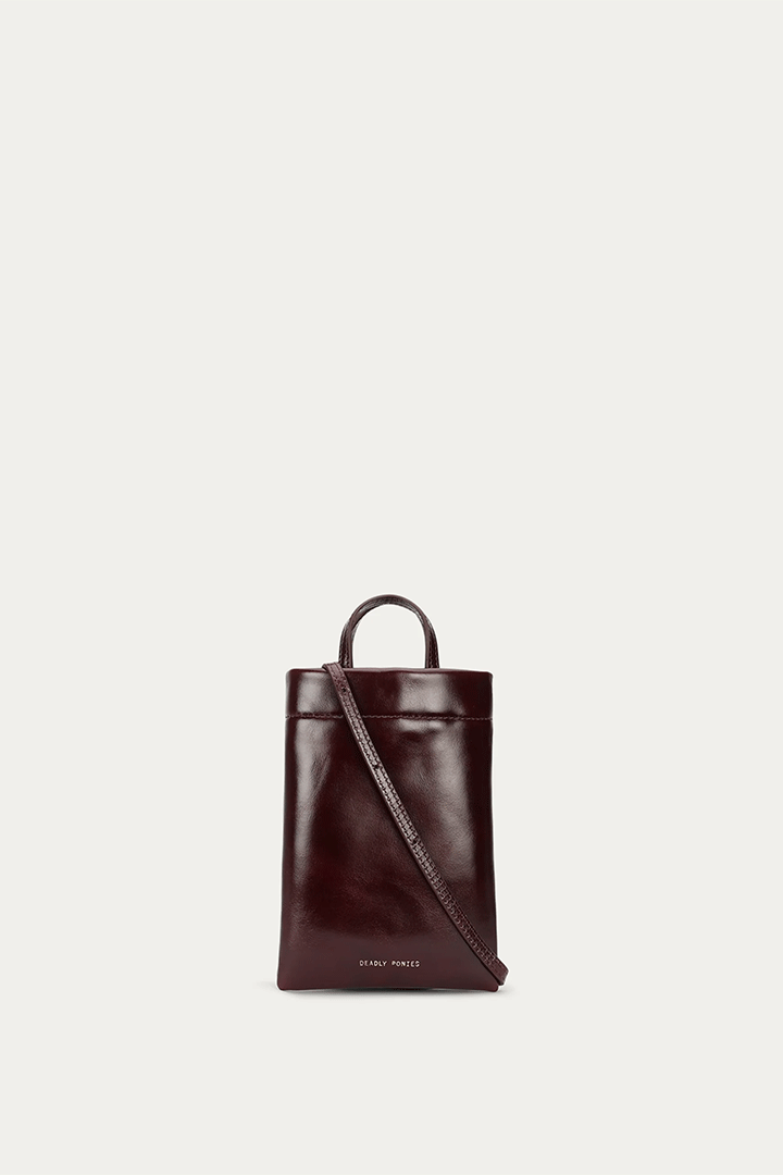 Bandit Phone Pouch Dark Cherry Gloss
