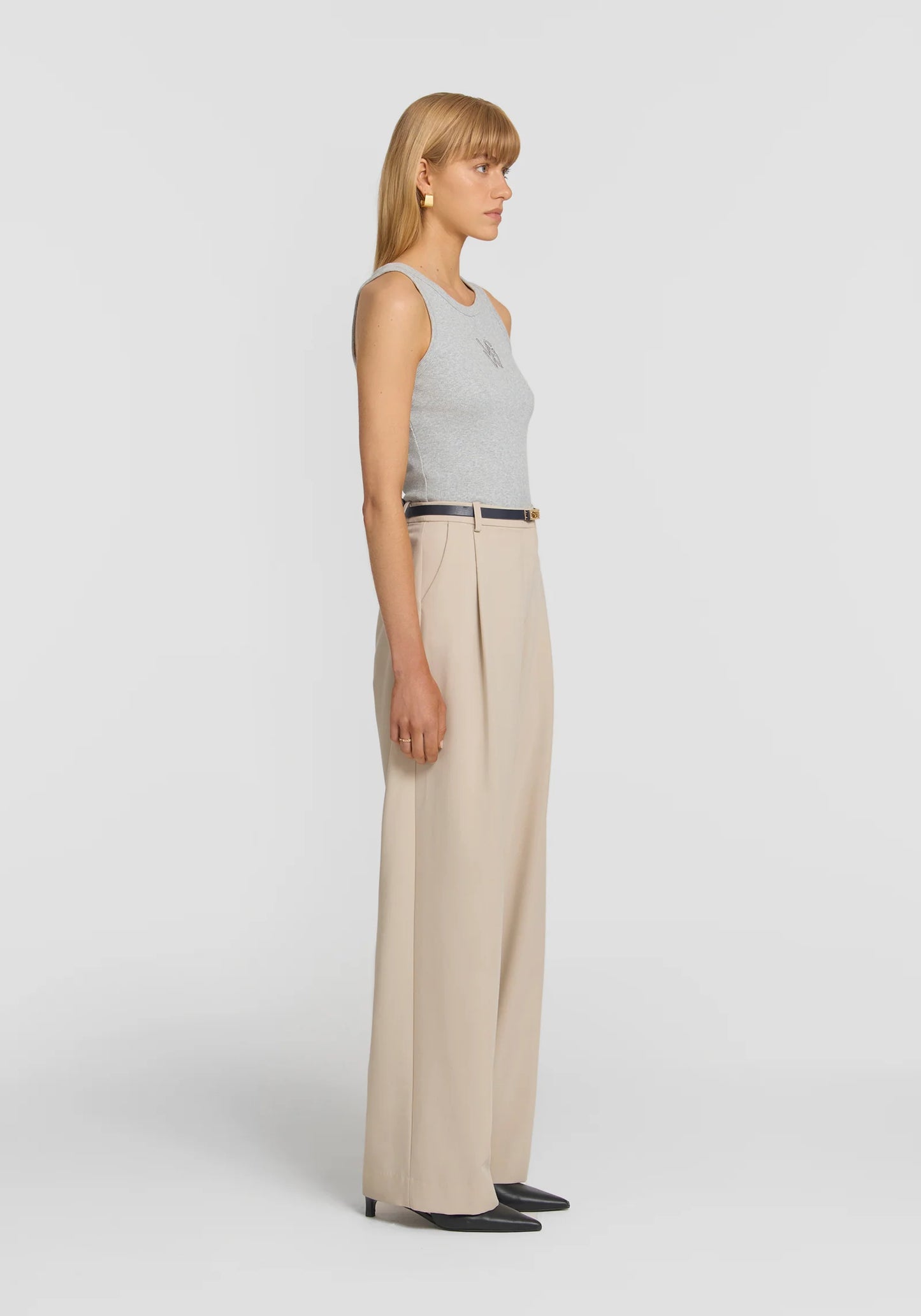 Hayes Tank Grey Marle