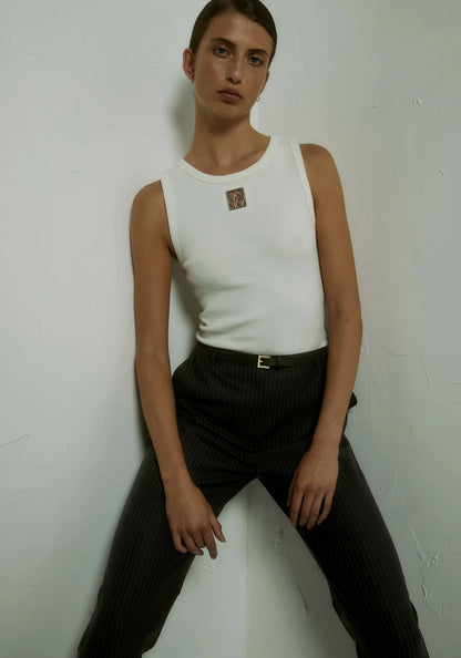 V&W Metal Tank Ivory