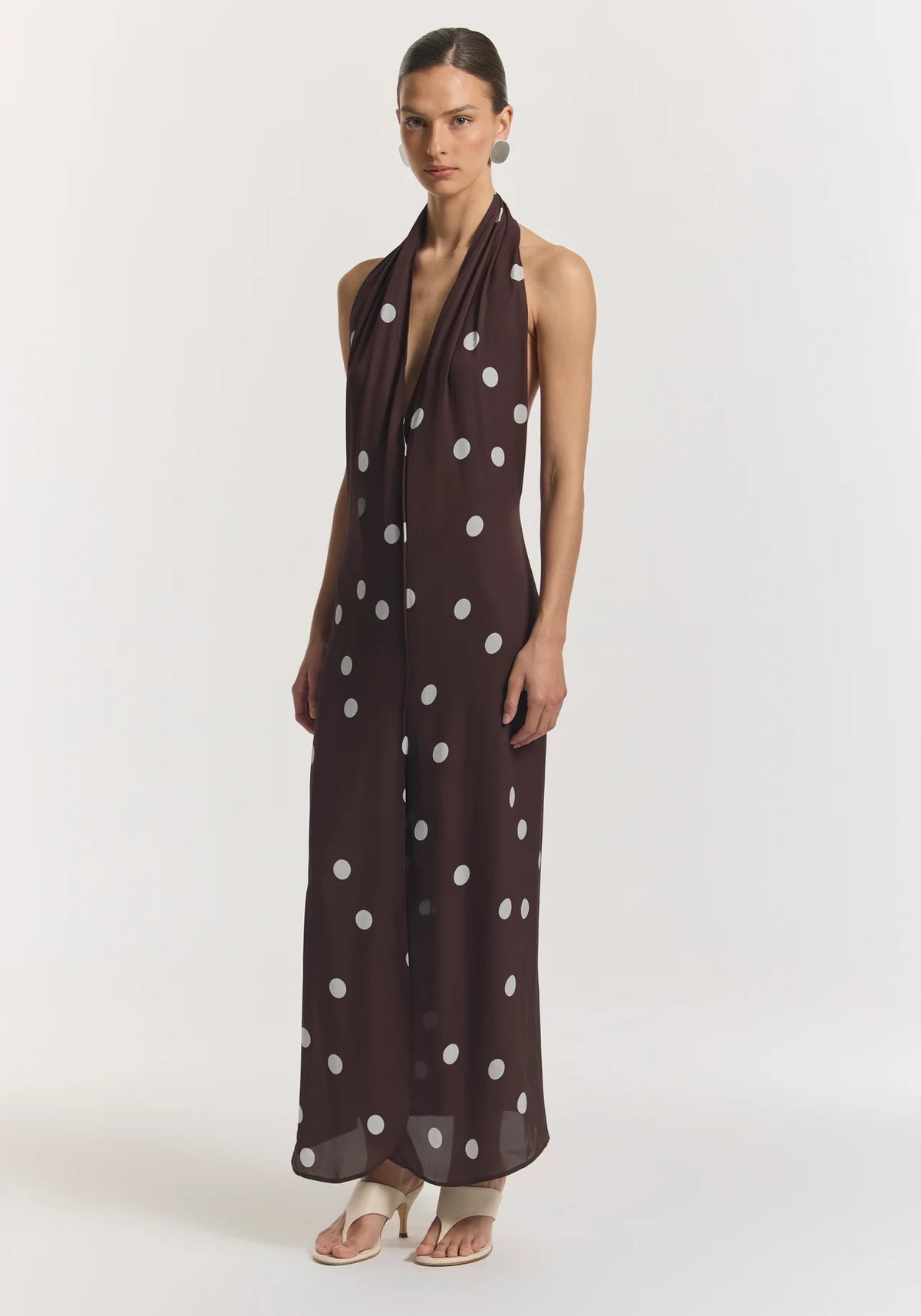 Awakening Dress Mahogany Spot