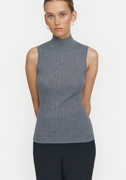 Justice Sleeveless Top - Charcoal